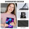 ACWDMKH for Amazon Fire Max 11 Tablet Case,(13th Generation, 2023 Release) 360 Degree Rotating Swivel PU Leather Stand Flip Folio Cover with Auto Wake/Sleep Case for Fire Max 11,Purple Glitter Men view 4