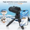 10-30x50 Monoculars for Adults High Powered with Smart Phone Holder & Upgraded Tripod, Starscope Monocular Military Grade for Outdoor Exploration, Bird Watching, and Scenic Viewing view 2