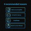 EBTOOLS Earphone Upgrade Cable, MMCX Earbuds Replacement Cord with Mic, Earphone MMCX Adapter Cable for IE100 Pro, IE400 Pro, IE500 Pro Earphones view 2