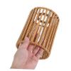 QUMIIRITY Replacement Pendant Lamp Shade Handcrafted Paper Rope Woven Design Lightweight and Easy to Install Versatile for Ceiling and Hanging Lights Compatible Bulbs Opening view 2