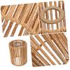 QUMIIRITY Replacement Pendant Lamp Shade Handcrafted Paper Rope Woven Design Lightweight and Easy to Install Versatile for Ceiling and Hanging Lights Compatible Bulbs Opening view 3