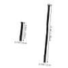 FELTECHELECTR 20pcs Hook and Loop Nylon Fasteners for Cable Management Wire Organizer Straps Black for Use view 2