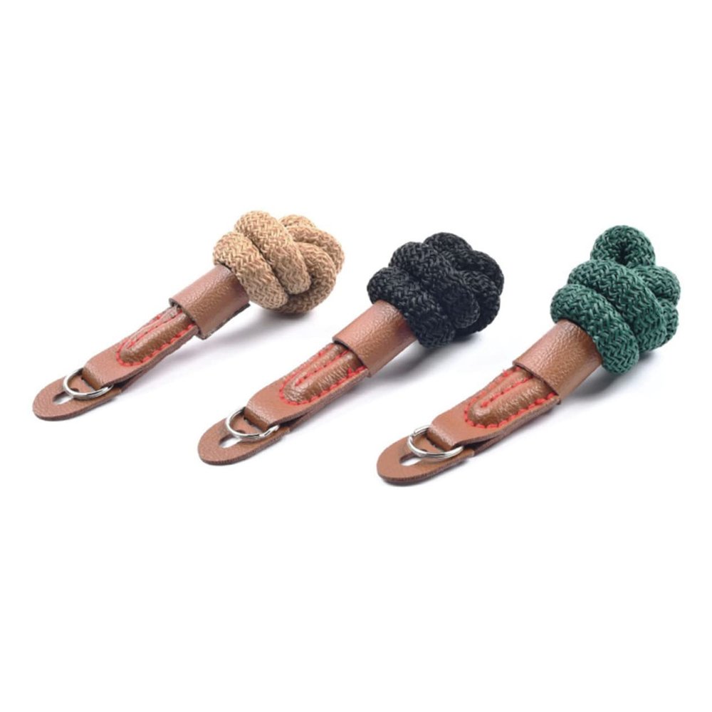 FELTECHELECTR Wrist Strap Hand-woven Camera Bracelet Cotton Camera Cord Digital Lanyard Black Lanyards