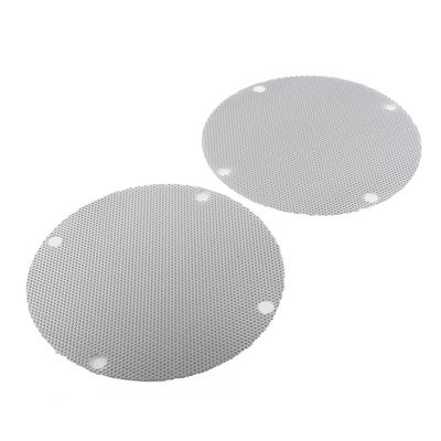 BACAR Rbanna1 Motorcycle Iron Mesh Speaker Grills, Rear Speaker Grille Cover for Harley for Touring FLHTCSE, EFI FLHTCI, FLHTC, EFI FLHTI, FLHT, FLHTCU, Chrome