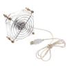 FONDOTIN Pet Cooling Fan for Cats Dogs Hamsters Quiet USB Portable Dazzling Fan for and Cages for Keeping and Relaxed view 1