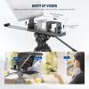 NEEWER Basics X16B Aluminum Alloy Liftable Teleprompter 16" for iPad Tablet DSLR Camera, No Assembly, Remote & App Control, Compatible with iOS Android, Pro for Online Teaching Live Streaming view 4