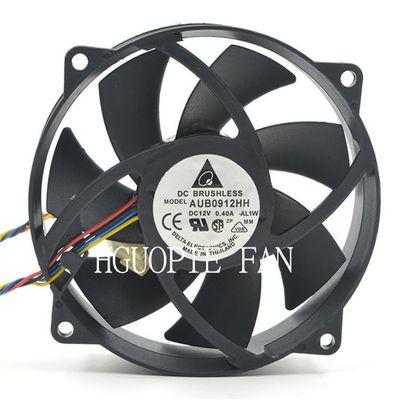 HGUOPIE for Delta Fan AUB0912HH DC 12V 0.40A 92X92X25mm 4-Wires CPU Case Cooling Fan
