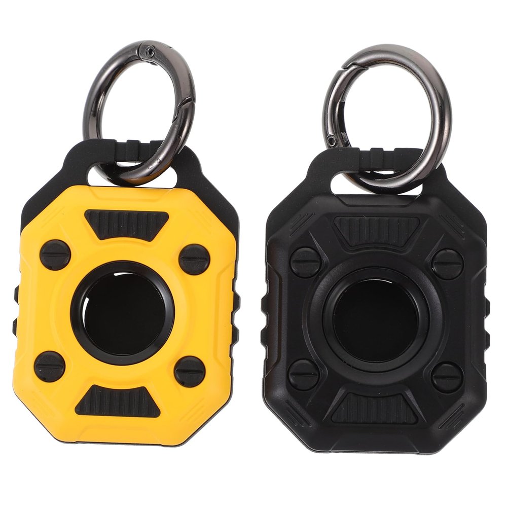 CAXUSD 2pcs Shockproof Protective Covers for Lightweight and Durable Sleeve Anti-Collision Design for Keychain Wallet Dog Collar and Backpack Use