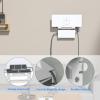 Gen 3 Router Wall Mount, Power Supply Mounting Kit for Gen 3 High Performance Standard Dishy, Internet Kit Satellite, ABS Stability Wall Holder view 3