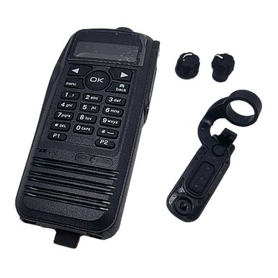 Vdaxvme Black Aftermarket Repair Front Set Case Housing with Flexes Cable for XPR6550 Radio Accessory