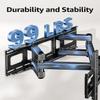 EconoMe TV Wall Mount for Most 32-70 inch TVs, Max VESA 400X400mm, up to 99lbs, and MOUNTUP Ceiling TV Mount for Most 24''- 65'' TVs, up to 99lbs, Max VESA 400x400mm view 4