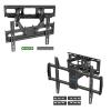 EconoMe TV Wall Mount for Most 32-70 inch TVs, Max VESA 400X400mm, up to 99lbs, and MOUNTUP Full Motion TV Mount for Most 42-82 Inch TVs, Max VESA 600x400mm Hold up to 100 lbs view 1