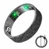 JQWJEBKW Activity and Fitness Tracking Ring Wearable Sleep Tracker with Calorie/Heart Rate/Sleep Monitoring Ip68 Water Resistant(Black,12#) view 1