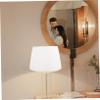 QUMIIRITY Rustic Fabric Table Lamp Shade Pleated Design for Bulbs Easy Installation Light Cover for Home Decor and Living Spaces view 3