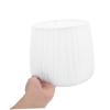 QUMIIRITY Rustic Fabric Table Lamp Shade Pleated Design for Bulbs Easy Installation Light Cover for Home Decor and Living Spaces view 4
