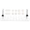 CAXUSD Convenient Cable Basket Wire Storage Rack Cable Management Box Desk Cord Organizer White view 1