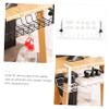 CAXUSD Convenient Cable Basket Wire Storage Rack Cable Management Box Desk Cord Organizer White view 3