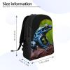 DJUETRUI Backpack for Men Women Lightweight Travel Backpack Dart Frog Blue Carry On Backpack Laptop Backpack Casual Daypack view 2
