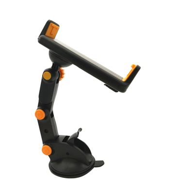 Mikikit Tablet Mobile Phone Holder for Car Adjustable Navigation Bracket Phone Stand Rotation Fixed Window Center Console Non-Slip Base