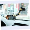 Mikikit Tablet Mobile Phone Holder for Car Adjustable Navigation Bracket Phone Stand Rotation Fixed Window Center Console Non-Slip Base view 3