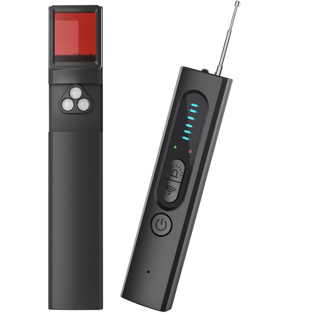 Hidden Camera Detectors for Travel, Wireless Signal Scanner for Travel, Hidden Device GPS Detector Bug Detector, Bug Detector Electronic Sweeper, RF Signal Detector, 5 Levels Sensitivity 4 Modes