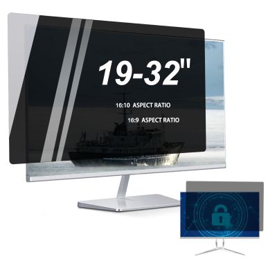 CUIYMXSC Privacy Screen Filter Computer Privacy Film, Anti Blue Light-Anti Glare-Anti-Spy-Suitable for The Office-Conference Room, Security Shield Filter (Matte 19.5)