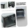 Mikikit Bay Hard Drive Storage Box Hard Disk Cage with Efficient Heat Dissipation Easy Installation and Compatibility for DIY Computer Builds view 2