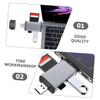 Mikikit USB Card Reader OTG Adapter Multi-Device Compatibility for USB-c Portable Memory Card Reader for Smartphones and Laptops view 2