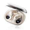 2026 Upgraded Open Ear Headphones,Over Ear Earbuds with Ergonomic Earhook,Bluetooth Headphones 6.0 with Smart Digital Display,80H Playtime,IPX7 Waterproof,Touch Control Operate Fit Cycling (White) view 1