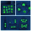 100 Pcs Glow in The Dark Cute Water Bottle Stickers for Kids, Cartoon Mixed Animals Laptop Decals, Waterproof Vinyl Skateboard Phone Case Scrapbook Stationery Box Decorative Sticker view 2