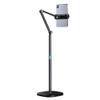 Tablet Floor Stand with Stable Base,Adjustable Height Stretchable Arm Swivel Holder Mount,Metal Tablet Holder Phone Stand for 4~12.9 Inch-Screen Devices view 1