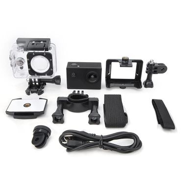 Gavigain Camera Diving Case Set, Outdoor 1080P Action Camera Waterproof Housing Bracket Accessory Kit for Rock Climbing, Diving, Cycling