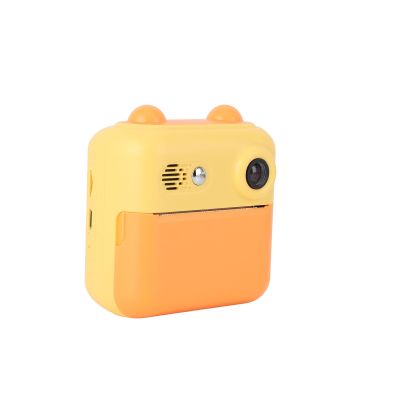 Camera Instant Print, Instant Camera 2.4 Inch Screen High Definition Recording Instant Camera for Girls & Boys Christmas Birthday Gifts (Bright Yellow)