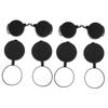 CIYODO 6pcs Rubber Objective Lens Cap for Telescope Protective Eyepiece Cover Easy to Install Scratch Splash Resistant Essential Telescope Accessory for Enhanced Lens Safety view 1