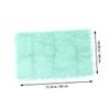BESTonZON Boy Girl Photography Blanket Soft Faux Fur Quilt for Newborns Pale Green Photography Mat for Photoshoots Easy to Clean view 3