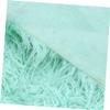 BESTonZON Boy Girl Photography Blanket Soft Faux Fur Quilt for Newborns Pale Green Photography Mat for Photoshoots Easy to Clean view 4