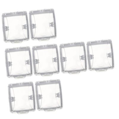 Mikikit 8pcs Doorbell Cover Outdoor Rain for Cordless Doorbells Easy Installation Design for Attendance Machines and Home Use