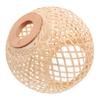 QUMIIRITY Rustic Woven Table Lamp Shade Handcrafted Bamboo Light Cover for Home Decor Eye-caring Design Easy Installation and Sturdy Construction for Living Room and Bedroom Lighting view 1