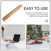 CAXUSD Portable Wooden Laptop Riser Stand Ergonomic Tablet Holder for Desk Natural Wood Grain Design for Office and Home Use Cooling view 3