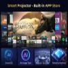 GooDee Smart 4K Projector with 5G WIFI and Bluetooth, Built-in Apps, Dolby Audio, 800ANSI Outdoor Projector, 400" Zoom Home Theater Projector Compatible with TV Stick,iOS,Android view 2
