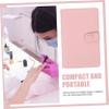 HAPINARY 37 Hole Nail Drill Bit Storage Organizer Folding Bag for Manicure view 3