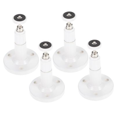 FELTECHELECTR 4pcs Camera Bracket Wall Mount Holder for Security Angle Design Compact and Lightweight Easy Installation for Backyard and Garden Use