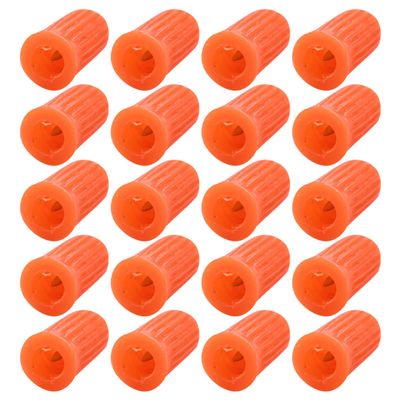 20pcs Eyelash Glue Bottle Needle Caps Plastic Tips for Lash Bottles