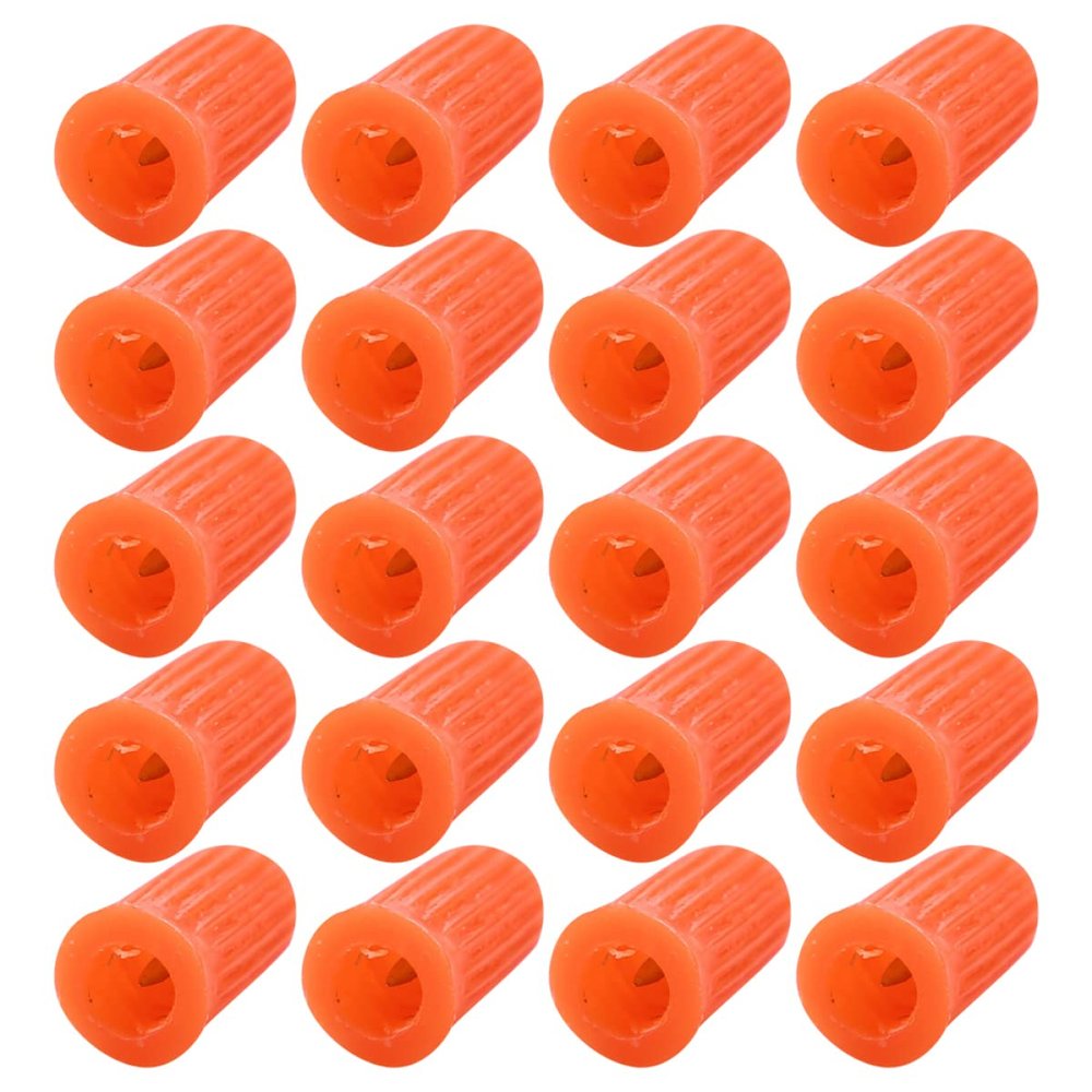 20pcs Eyelash Glue Bottle Needle Caps Plastic Tips for Lash Bottles