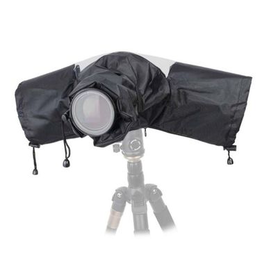 Mikikit DSLR Camera Rain Cover Black Digital Camera Accessories Weatherproof for Panchos Rain Adult
