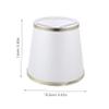 Chandelier Lampshade Fabric Ceiling Light Cover for Clip-On Bulbs view 2