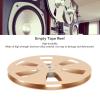 1/4 7 Inch Empty Reel for Reel to Reel Tape Player, Aluminum Alloy Recording Takeup Reel with 6 Hole, Sound Tape Empty Reel Replacement Universal Opening Machine Part (Gold Grey) view 2