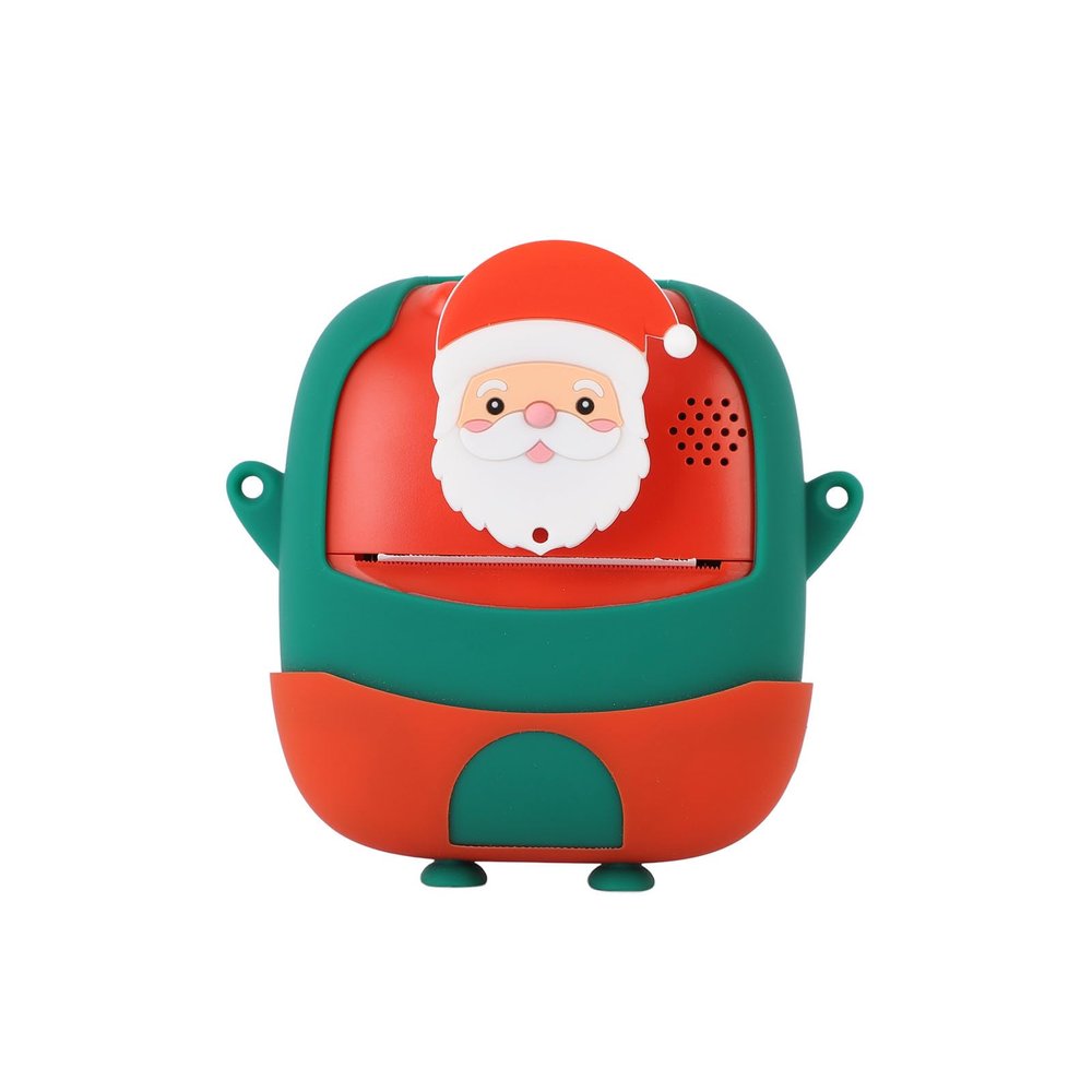 Printing Camera, 24MP Photo 720P 1080P HD Video Recording 2.0 Inch Screen Camera with Print Paper for Girls & Boys Christmas Birthday Gifts (Santa Style)