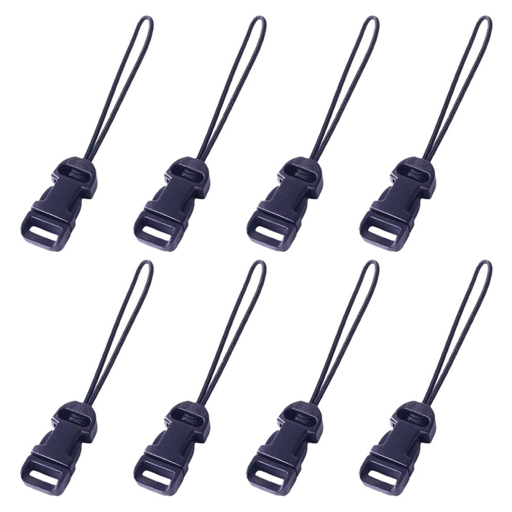 BRIGHTFUFU 8pcs Qd System Camera Strap Adapter Set Quick Release Buckle for Dslr and Mirrorless Easy to Install Connector for Neck and Wrist Straps Practical Accessory for Photographers