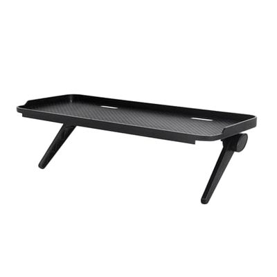 KONTONTY Monitor Shelf No Drill Tv Storage Bracket for Flat Screen Displays and Accessories Non- Easy Installation Material